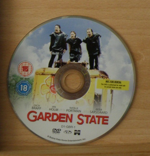 Garden state dvd disc - garden,