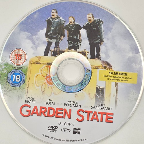 Garden state dvd film - garden, zach